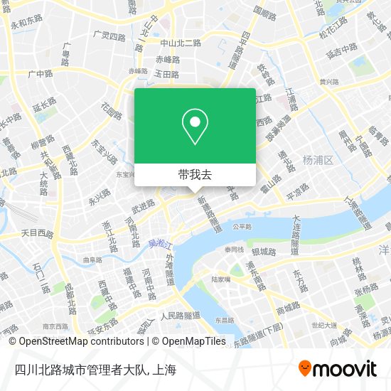 四川北路城市管理者大队地图