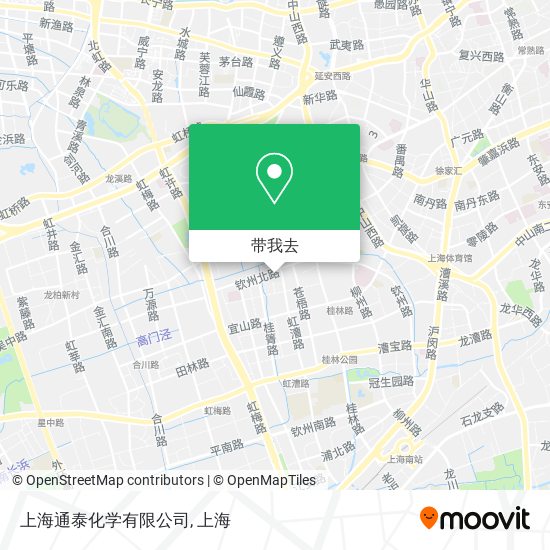 上海通泰化学有限公司地图