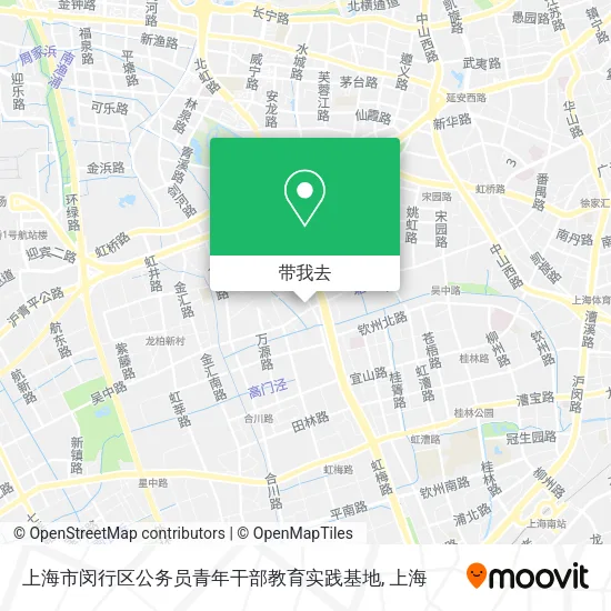 上海市闵行区公务员青年干部教育实践基地地图