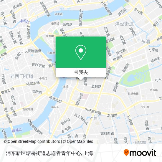 浦东新区塘桥街道志愿者青年中心地图