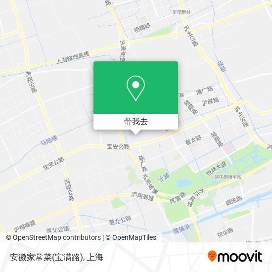 安徽家常菜(宝满路)地图