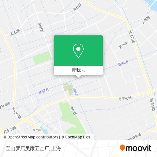 宝山罗店吴家五金厂地图