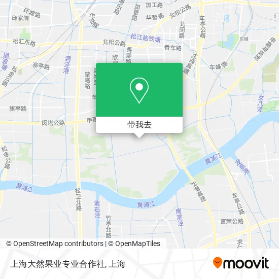 上海大然果业专业合作社地图
