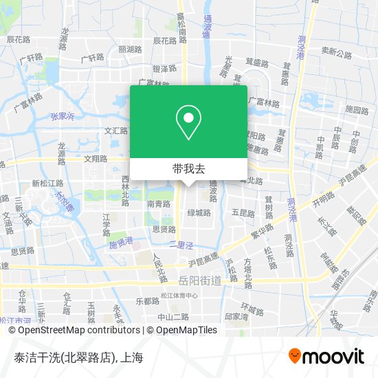 泰洁干洗(北翠路店)地图