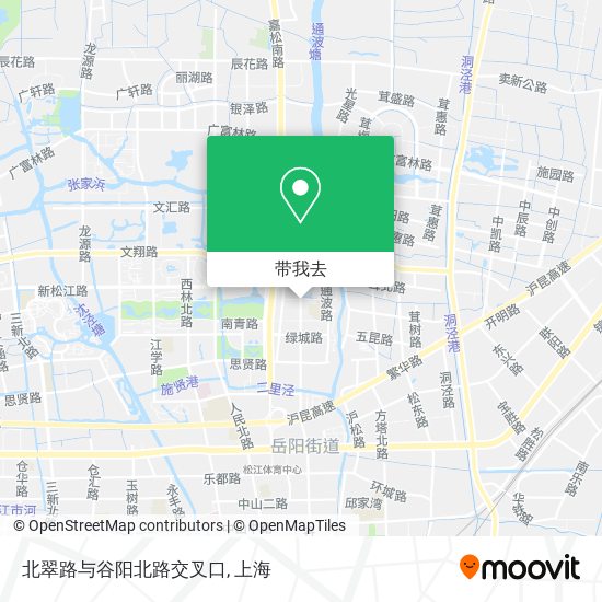 北翠路与谷阳北路交叉口地图