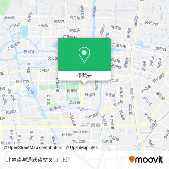 北翠路与通跃路交叉口地图