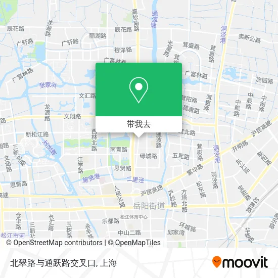 北翠路与通跃路交叉口地图