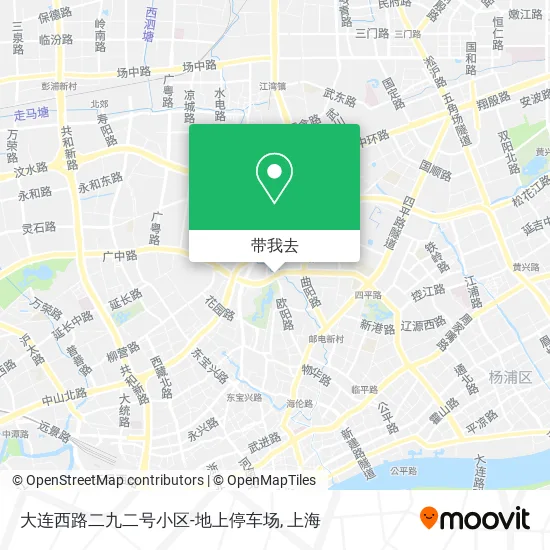 大连西路二九二号小区-地上停车场地图