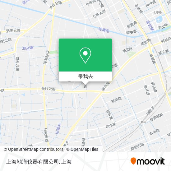 上海地海仪器有限公司地图