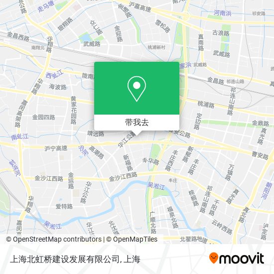 上海北虹桥建设发展有限公司地图