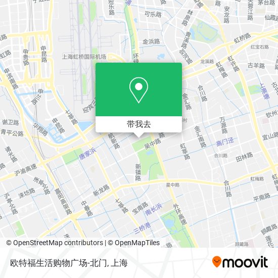 欧特福生活购物广场-北门地图