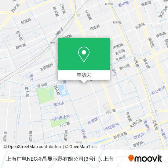 上海广电NEC液晶显示器有限公司(3号门)地图