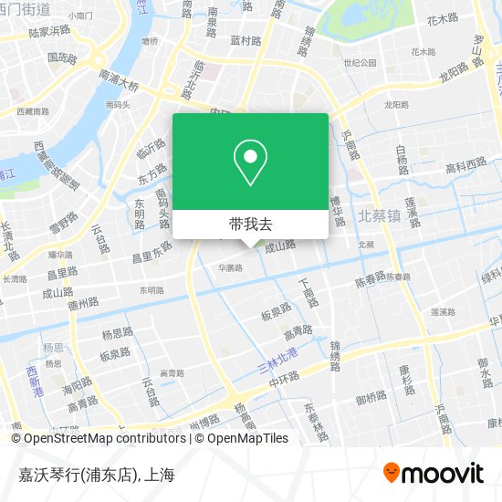 嘉沃琴行(浦东店)地图