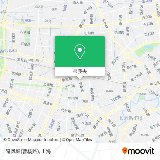 避风塘(曹杨路)地图