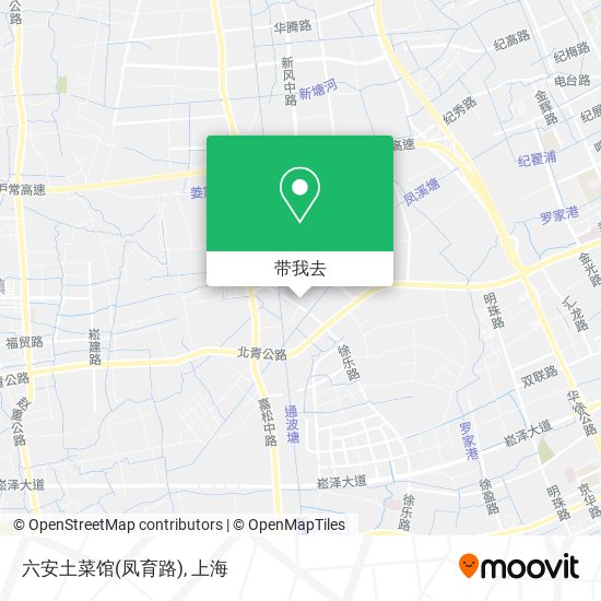 六安土菜馆(凤育路)地图