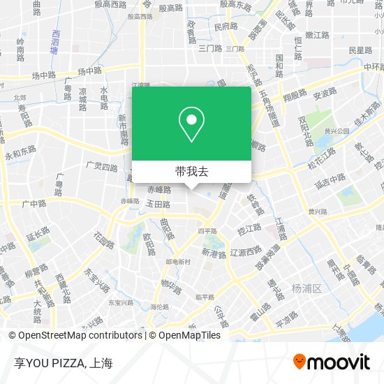 享YOU PIZZA地图