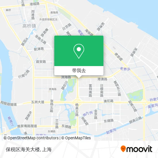 保税区海关大楼地图