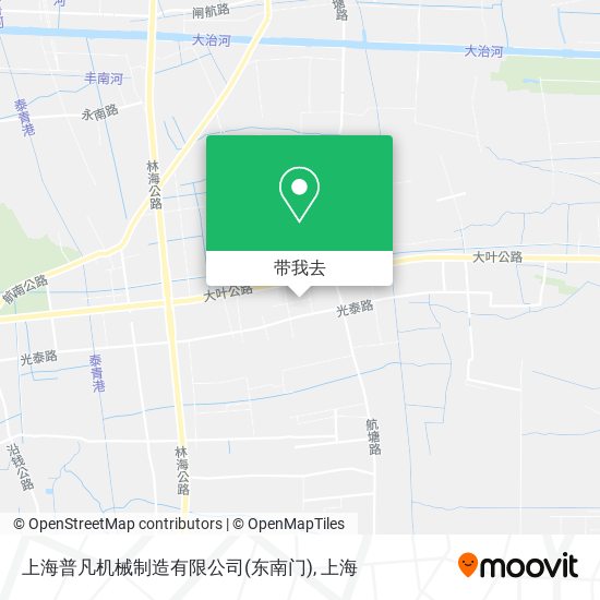 上海普凡机械制造有限公司(东南门)地图