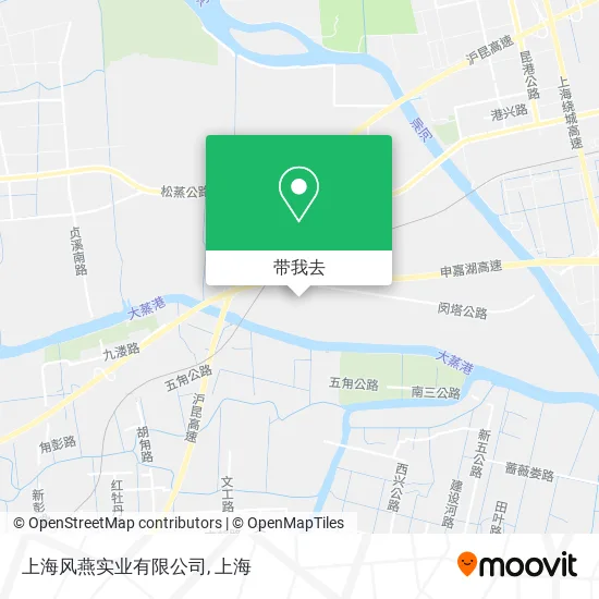 上海风燕实业有限公司地图