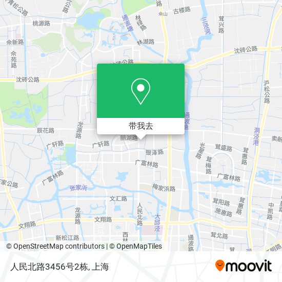 人民北路3456号2栋地图
