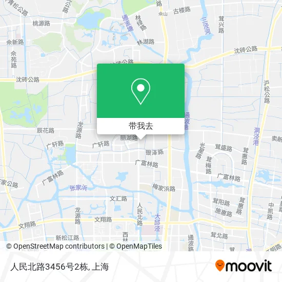 人民北路3456号2栋地图