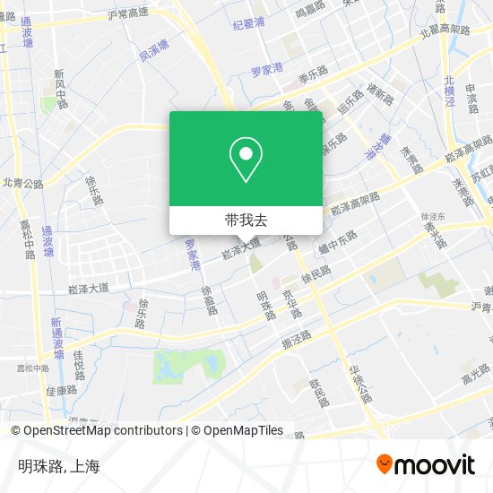 明珠路地图