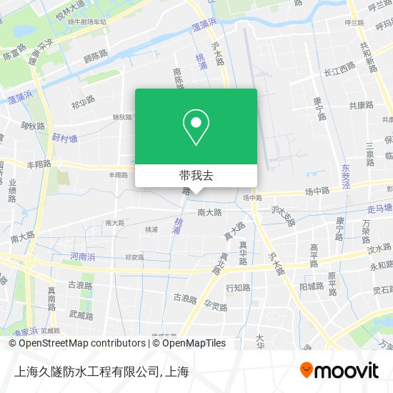 上海久隧防水工程有限公司地图