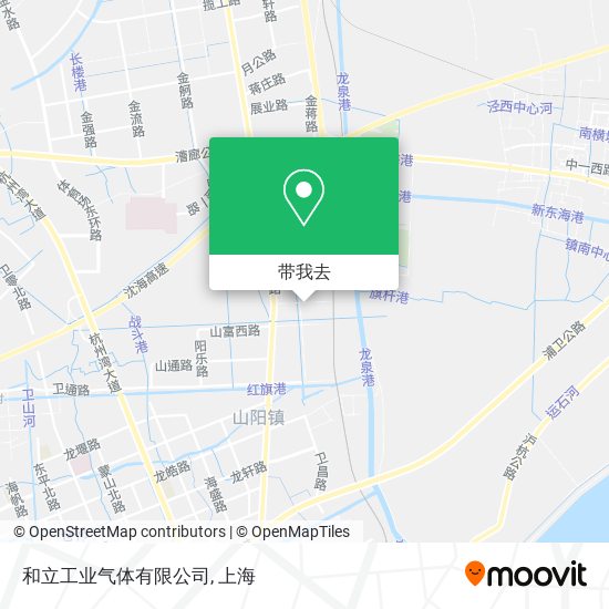 和立工业气体有限公司地图