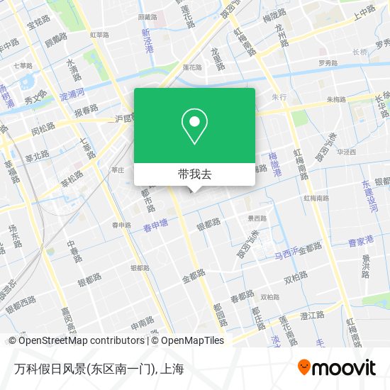 万科假日风景(东区南一门)地图