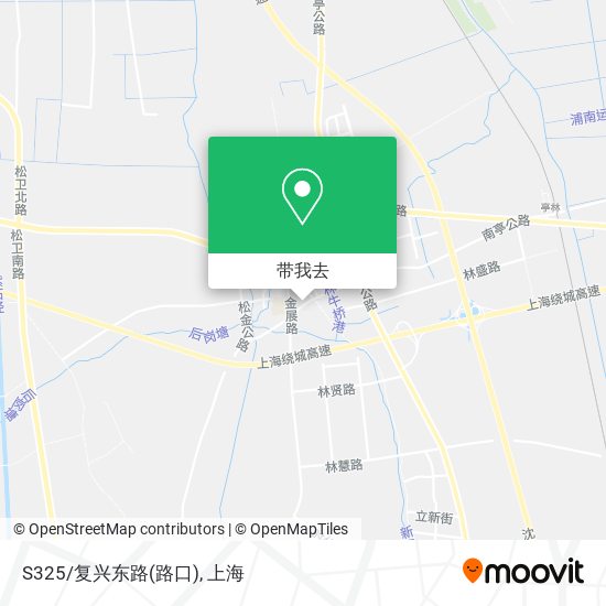 S325/复兴东路(路口)地图