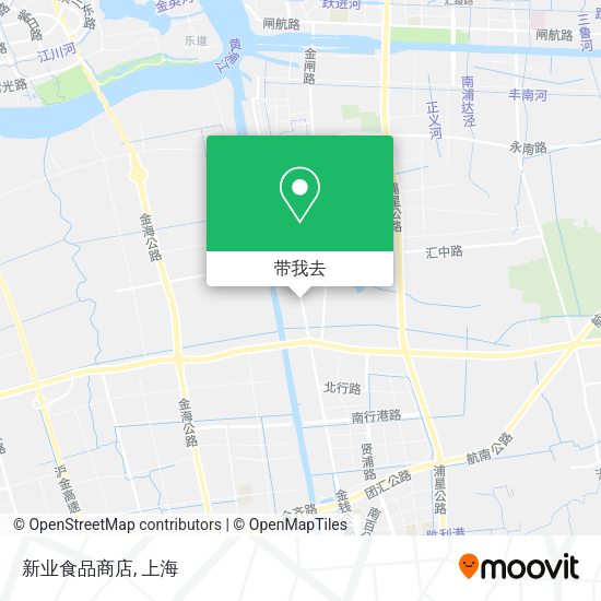 新业食品商店地图