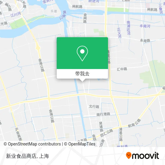 新业食品商店地图