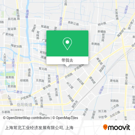 上海茸北工业经济发展有限公司地图