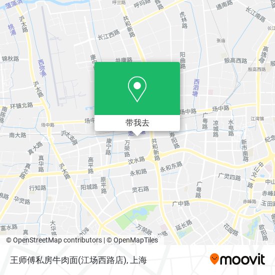 王师傅私房牛肉面(江场西路店)地图
