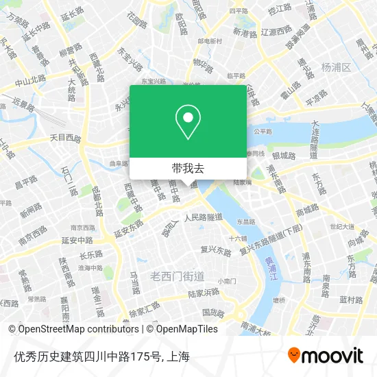 优秀历史建筑四川中路175号地图