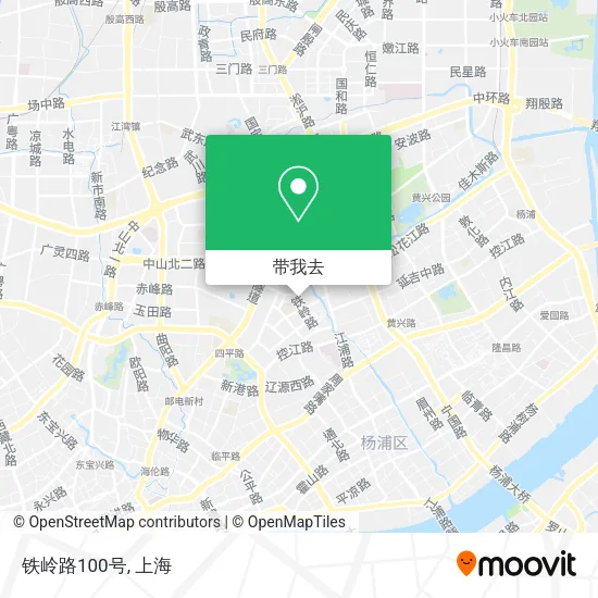 铁岭路100号地图