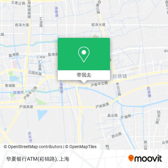 华夏银行ATM(崧锦路)地图