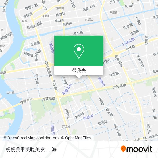 杨杨美甲美睫美发地图