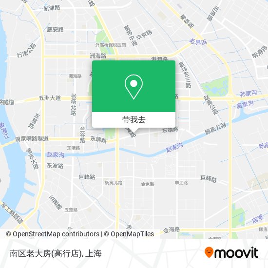 南区老大房(高行店)地图