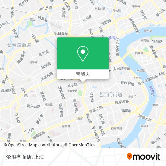 沧浪亭面店地图