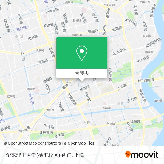 华东理工大学(徐汇校区)-西门地图