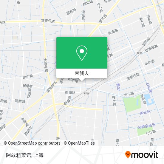 阿敢粗菜馆地图