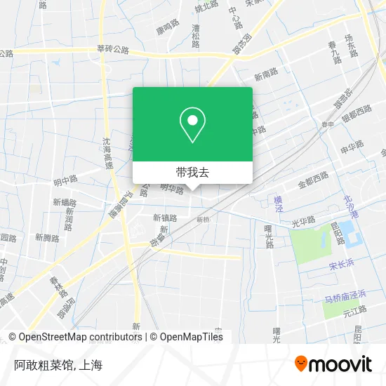 阿敢粗菜馆地图