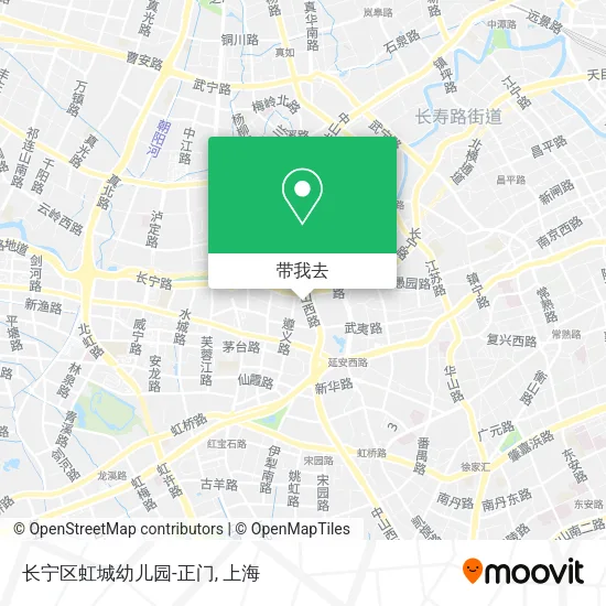 长宁区虹城幼儿园-正门地图