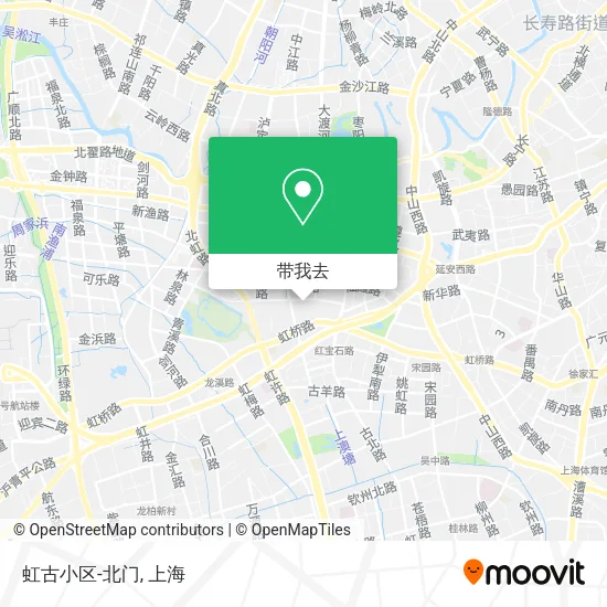 虹古小区-北门地图