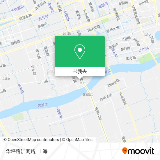 华坪路沪闵路地图