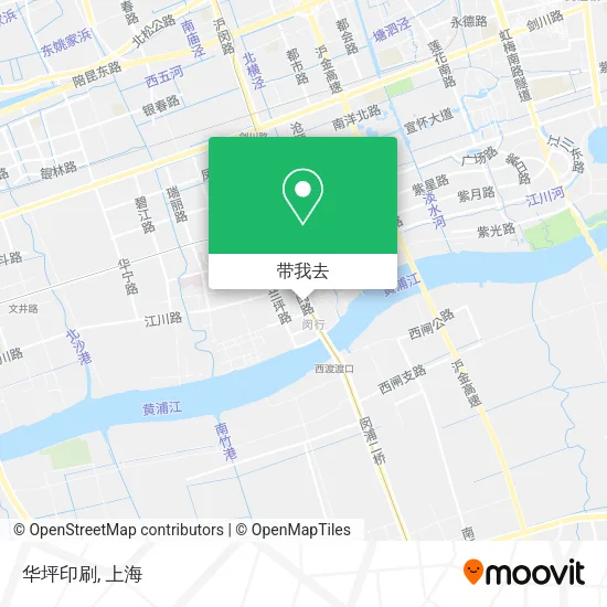 华坪印刷地图