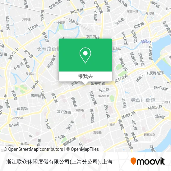 浙江联众休闲度假有限公司(上海分公司)地图
