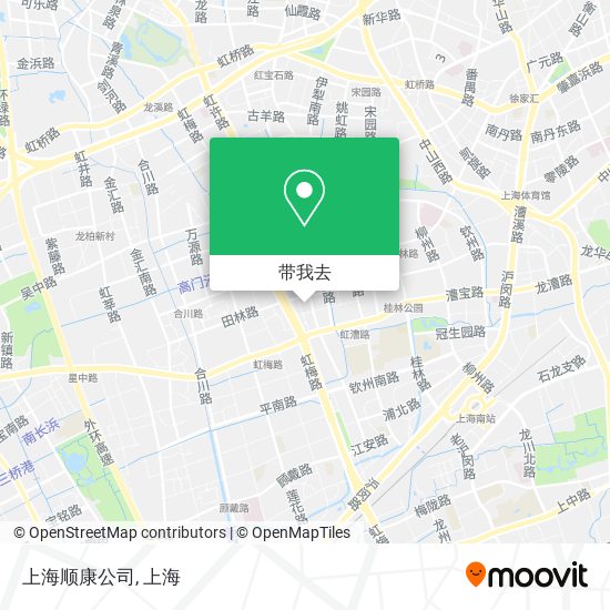 上海顺康公司地图