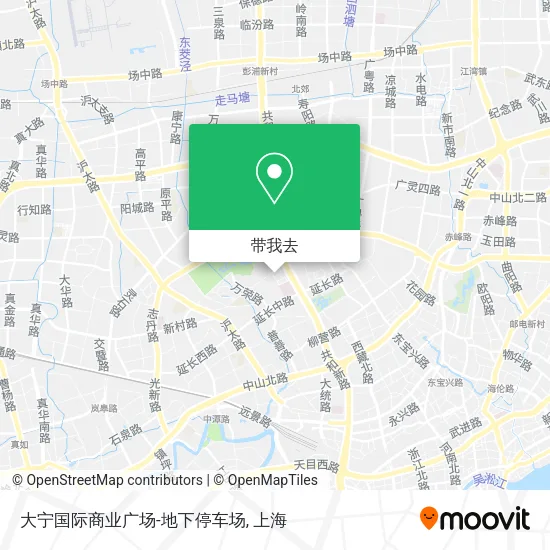 大宁国际商业广场-地下停车场地图